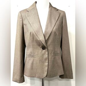 NWT Ann Taylor Tan Blazer Professional Tailored Size 10